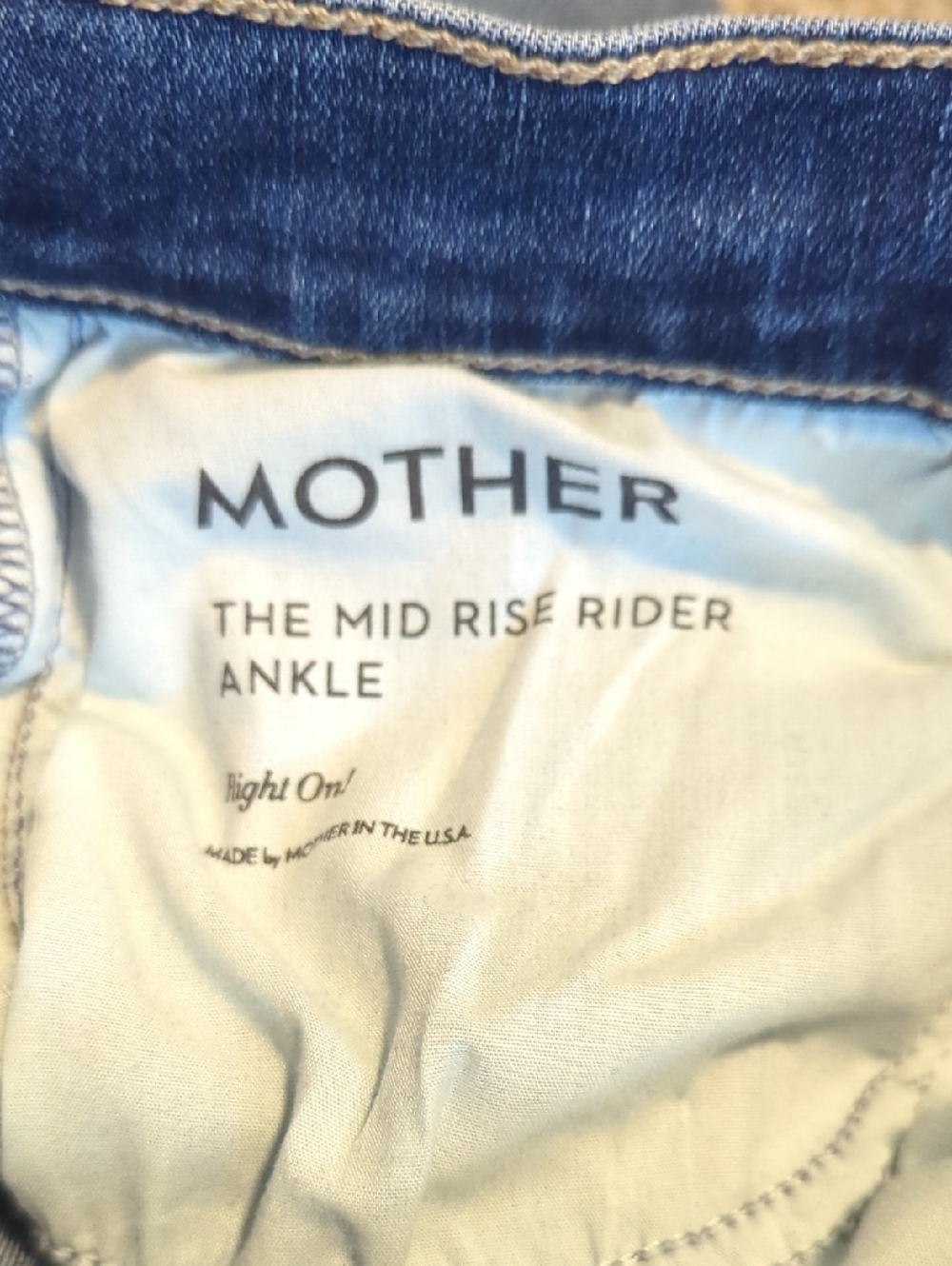 Mother The Mid Rise Rider Ankle - Picture 6 of 7